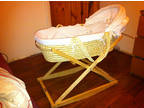 I love my bear moses basket and folding rocking stand