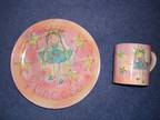 Childs Collectable Princess Cup and Plate